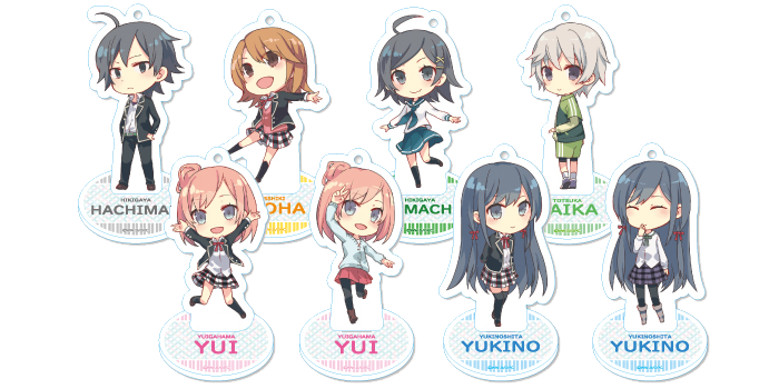 My Teen Romantic Comedy SNAFU (OreGairu) Acrylic Stand Keychain Mascots