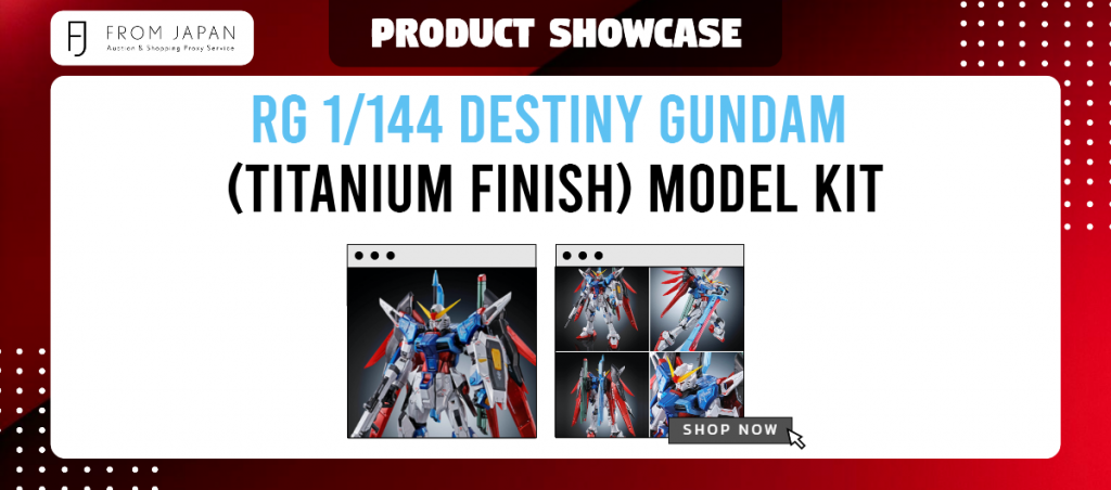 Read more about the article RG 1/144 Destiny Gundam (Titanium Finish) Model Kit