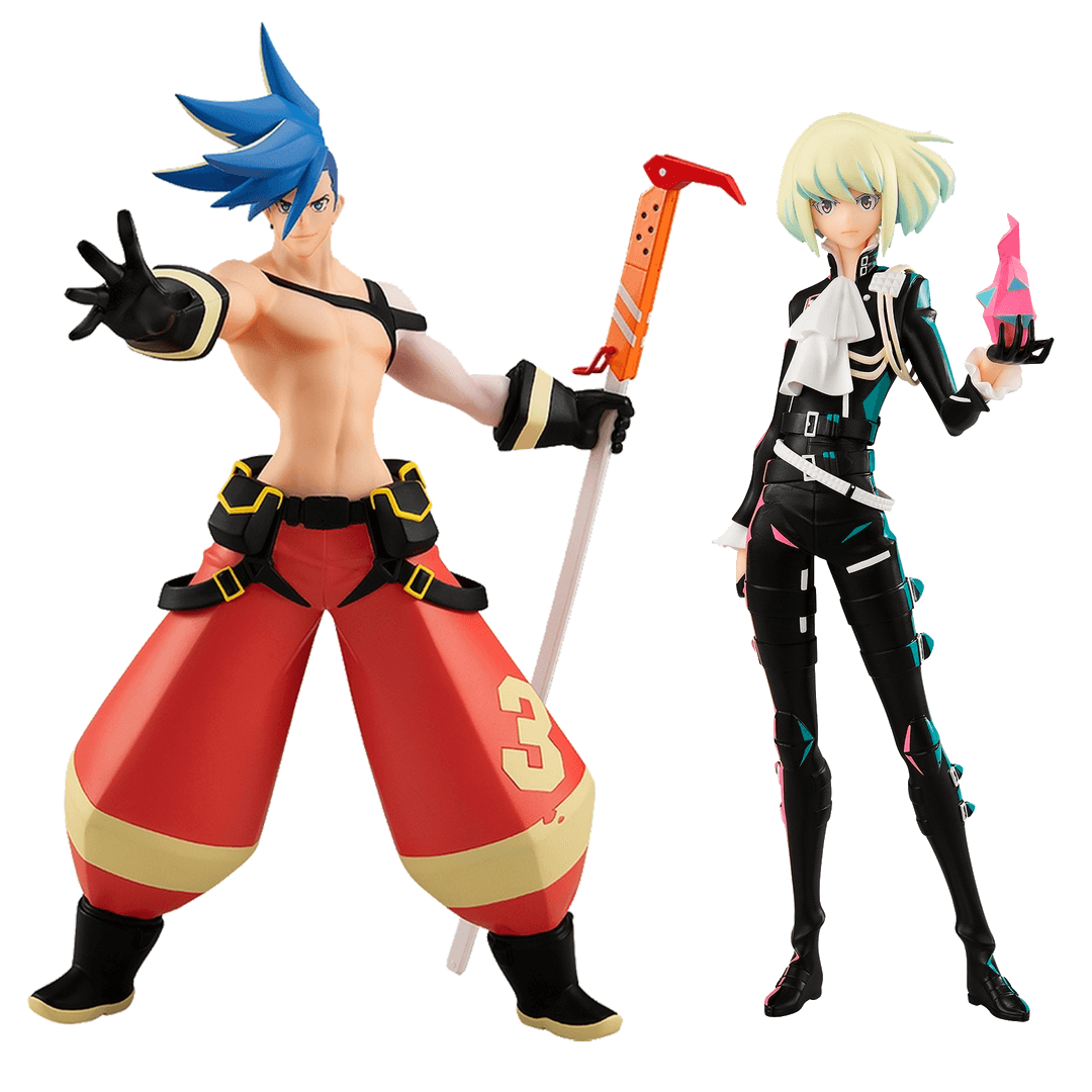 Promare Pop Up Parade Figures - Galo Thymos and Lio Fotia | One