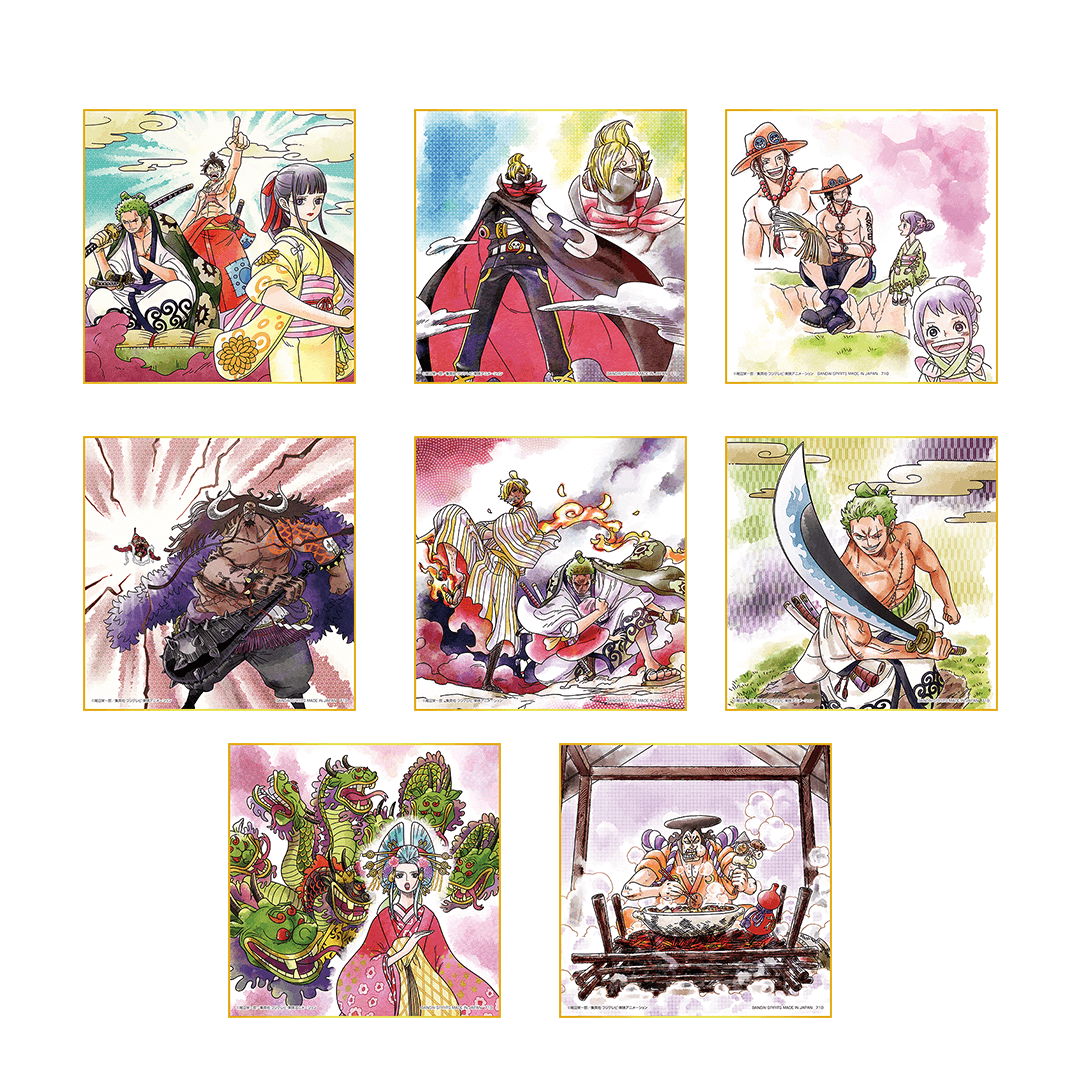 Prize H - Eight types - Shikishi Prints