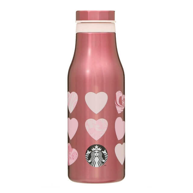 Starbucks Valentine 2021: Stainless Bottle Marble Heart