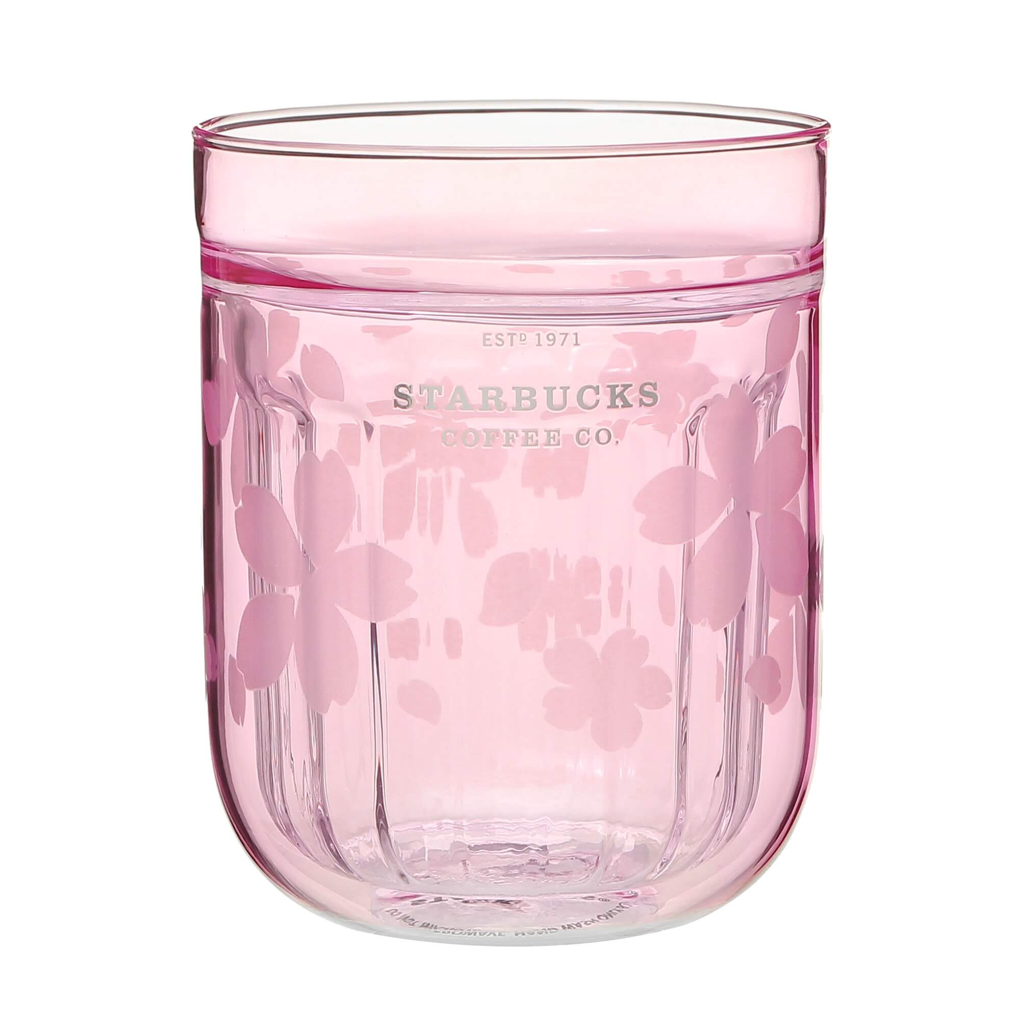 Starbucks Japan Sakura 2021 Stainless Steel Pink Glass