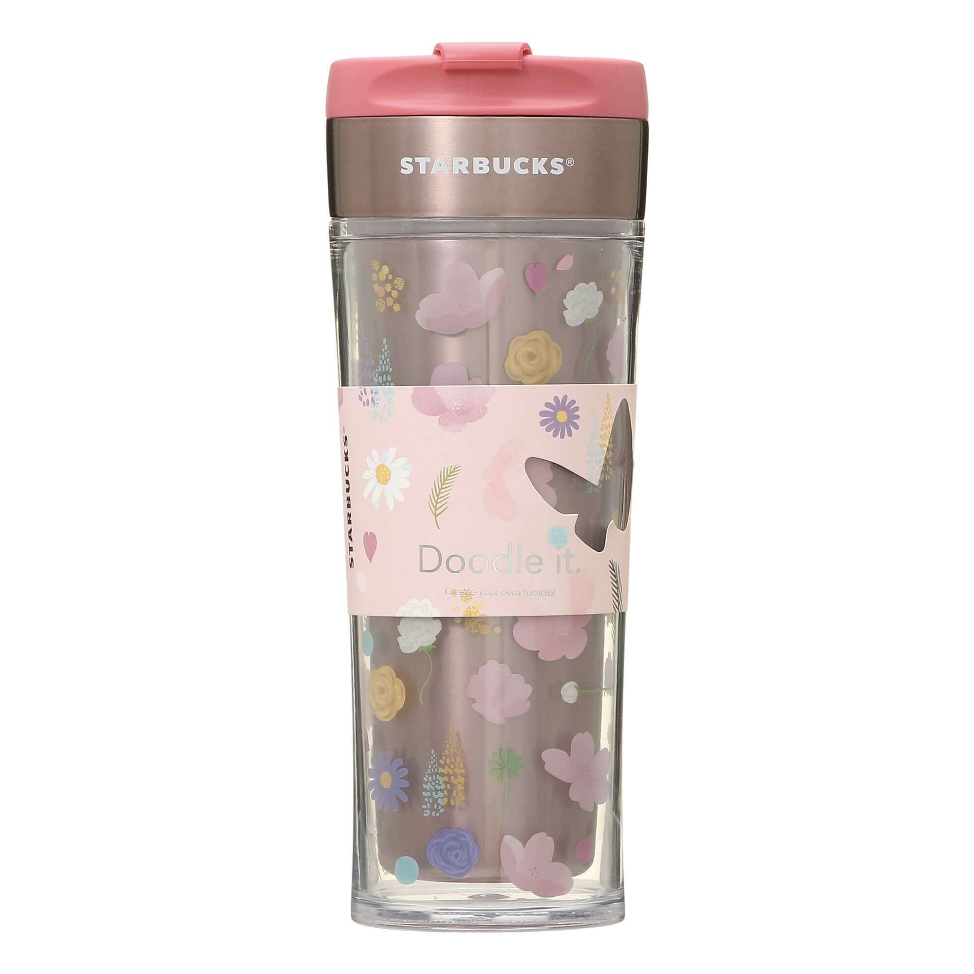 Starbucks SAKURA2021 Handy Stainless Bottle Spring Flowers 500ml Japan limited 