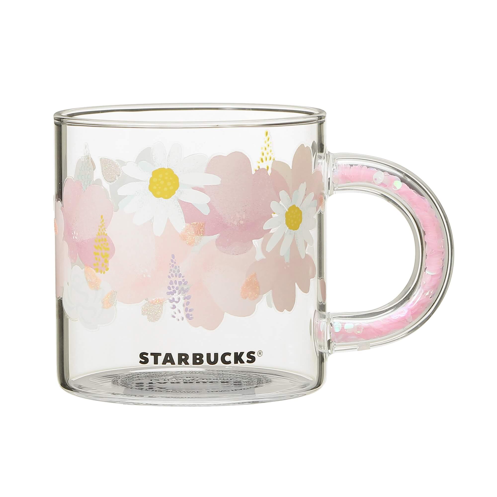 Starbucks Japan Sakura 2021 Heat Resistant Glass Mug 296ml