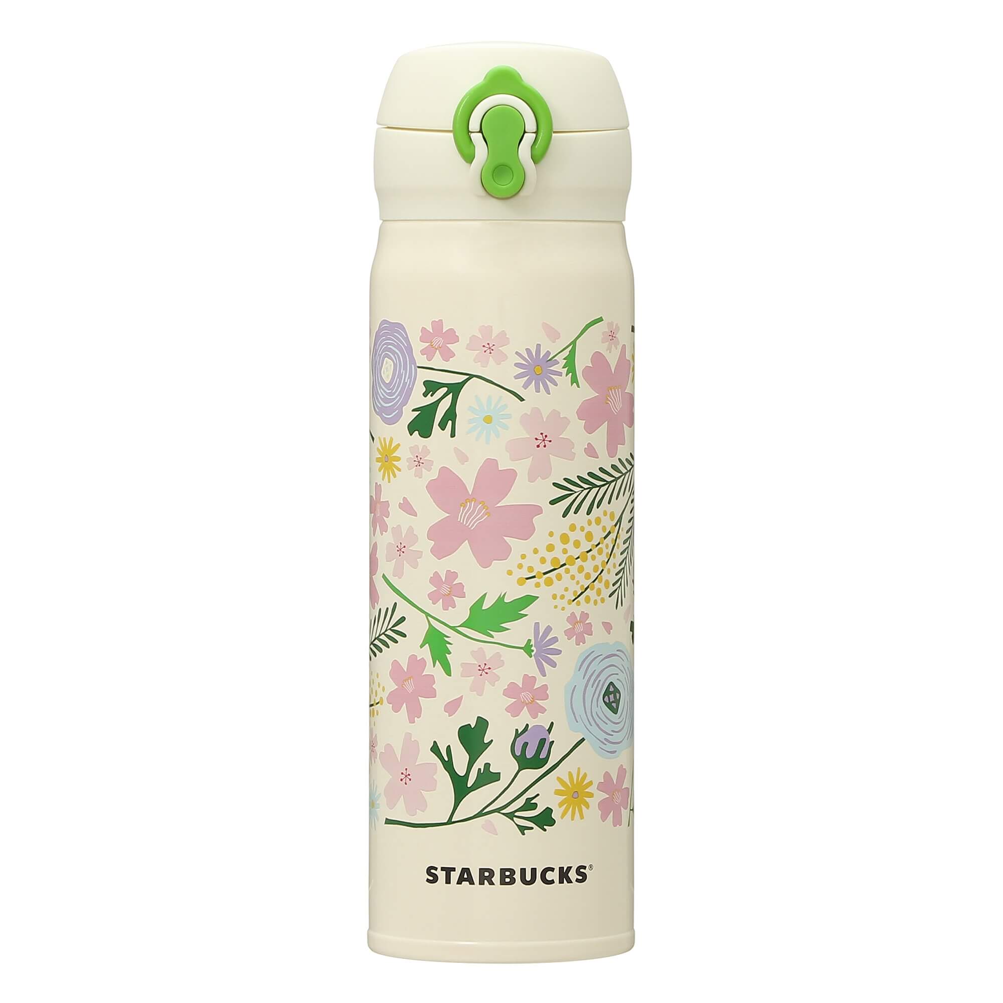 Starbucks Japan Sakura 2021 Handy Stainless Bottle Spring Flowers 500ml