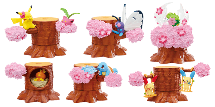 Pokemon Forest 4 Set Petal Dance