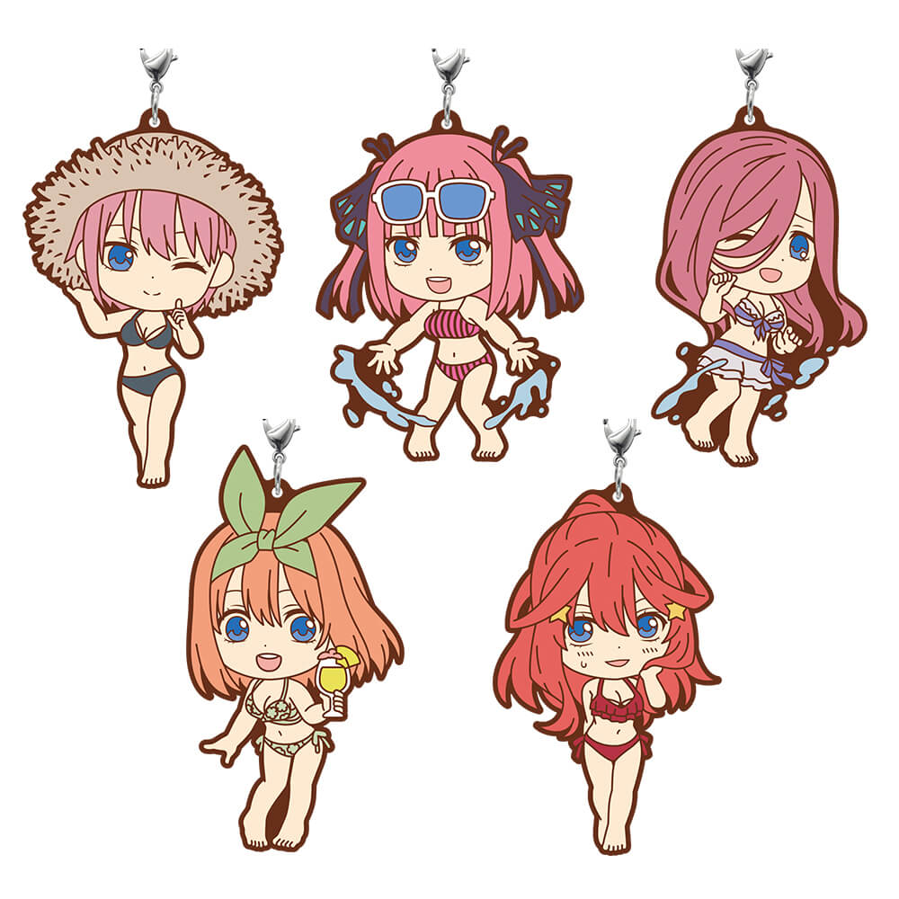 Prize F: Rubber strap (five types)  Size approx 6.5cm