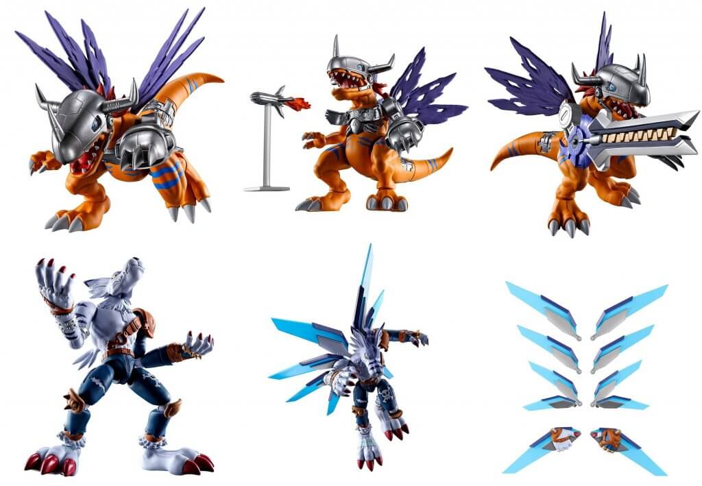 Read more about the article Digimon Shodo: MetalGreymon and WereGarurumon