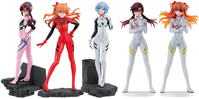 Evangelion Gasha Portraits figures