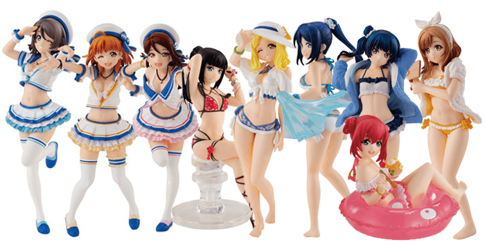 Love Live! Sunshine!! Gasha Portraits figures