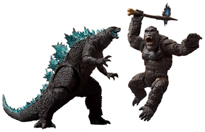 Godzilla vs Kong 2021 S.H. MonsterArts Figures