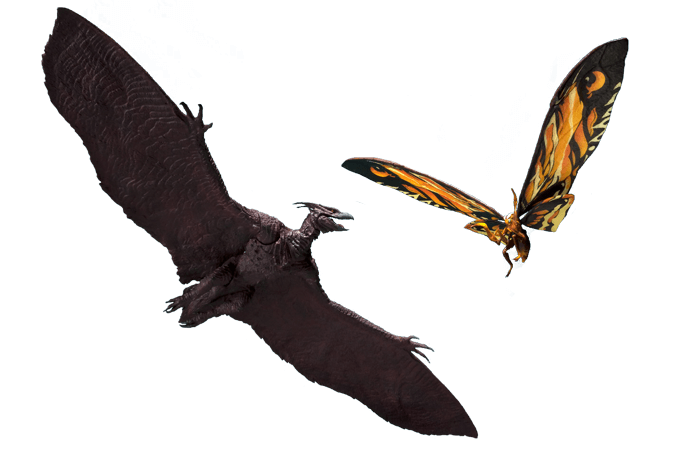 Mothra & Rodan (2019) MonsterArts Figures