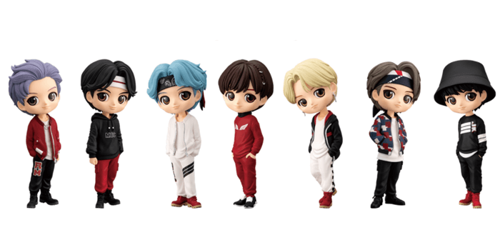 BTS Tiny Tan QPosket Figures