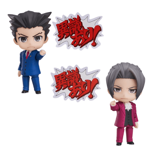 Read more about the article Ace Attorney Phoenix Wright and Miles Edgeworth Nendoroid Figures