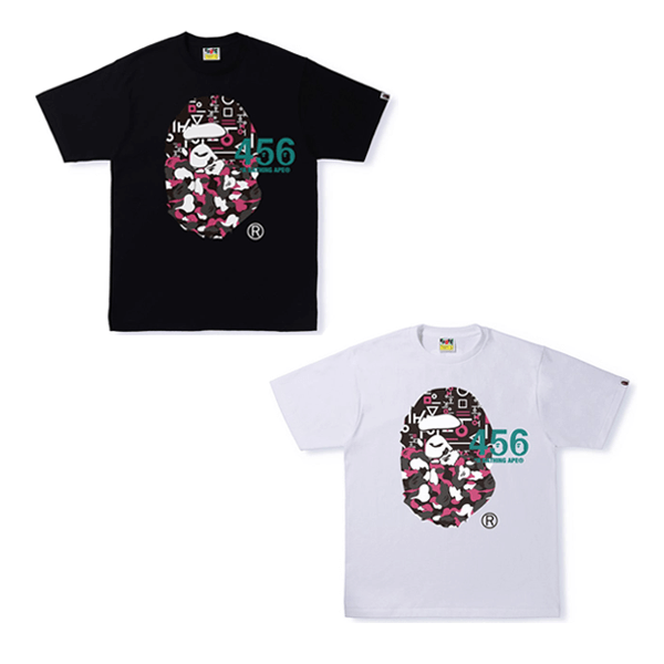 BAPE x Be@rbrick Camo Be@r College Tee | One Map by FROM JAPAN