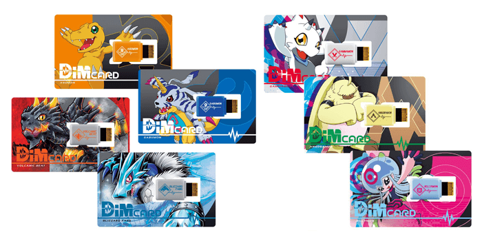 Digimon Vital Bracelet DimCards