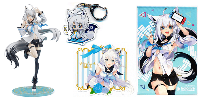 Hololive - Shirakami Fubuki Merch