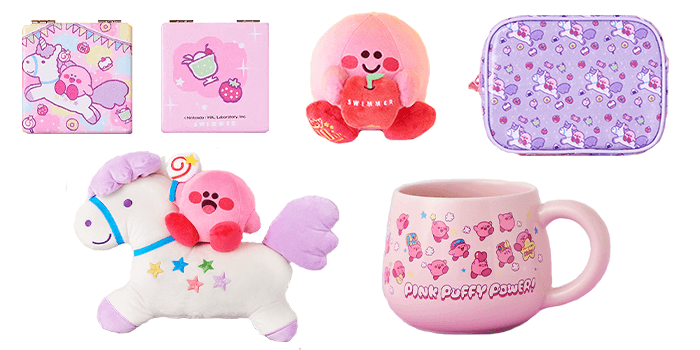 Kirby Merch 2022 - Swimmer x Kirby Anniversary Merch