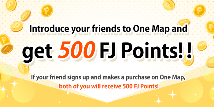 You are currently viewing Introduce your friends to One Map – Get 500 FJ points!