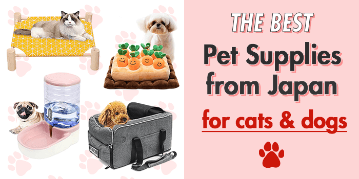 You are currently viewing 6 Must-have Pet Supplies from Japan for cats and dogs