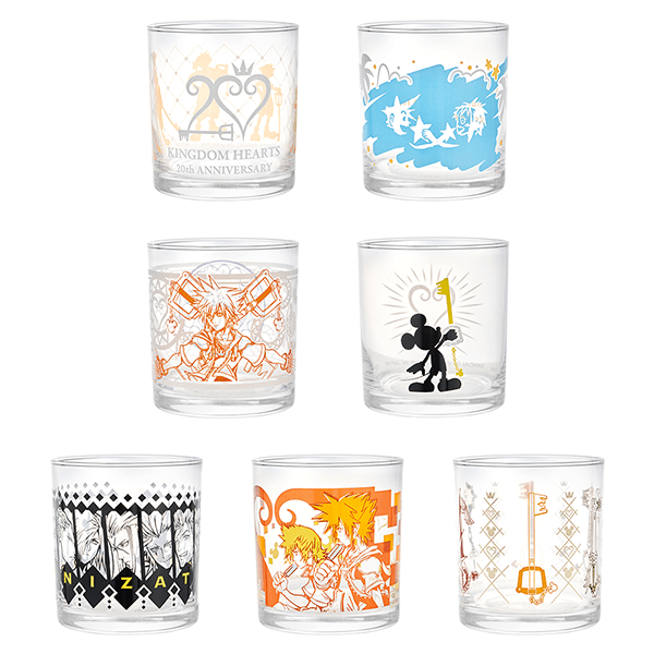 Kingdom Hearts Glass Cup Set