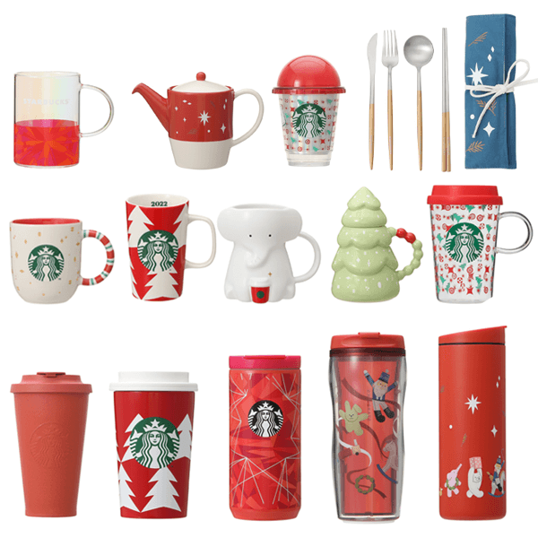 Starbucks Japan Christmas Holidays 2022 Mugs and Tumblers