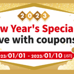 Happy New Year! Get special coupons on our site!