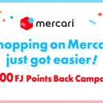 For first time Mercari users: Get 1,000 FJ Points!