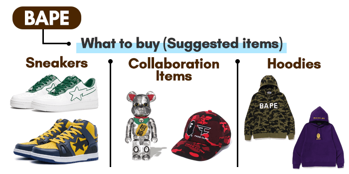 What to buy on BAPE Japan