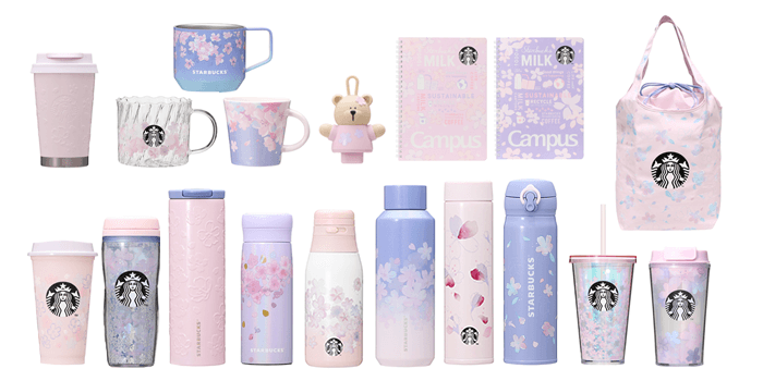 Starbucks Japan - SAKURA 2023 x Starbucks Mini Cup Gift pink