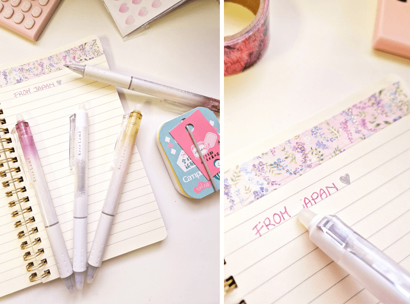 Japanese Stationery Erasable Pens