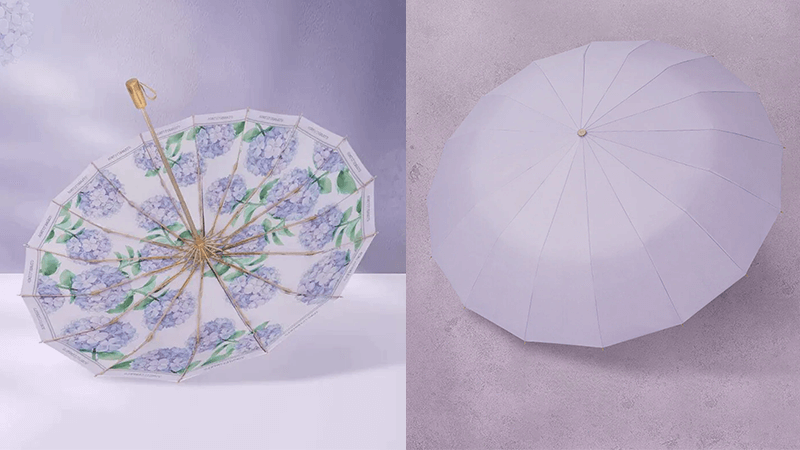 日本绣球花伞