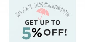 Read more about the article NEW: No minimum purchase amount! Get up to 5% OFF on ANY item with our Blog Coupon for this month!