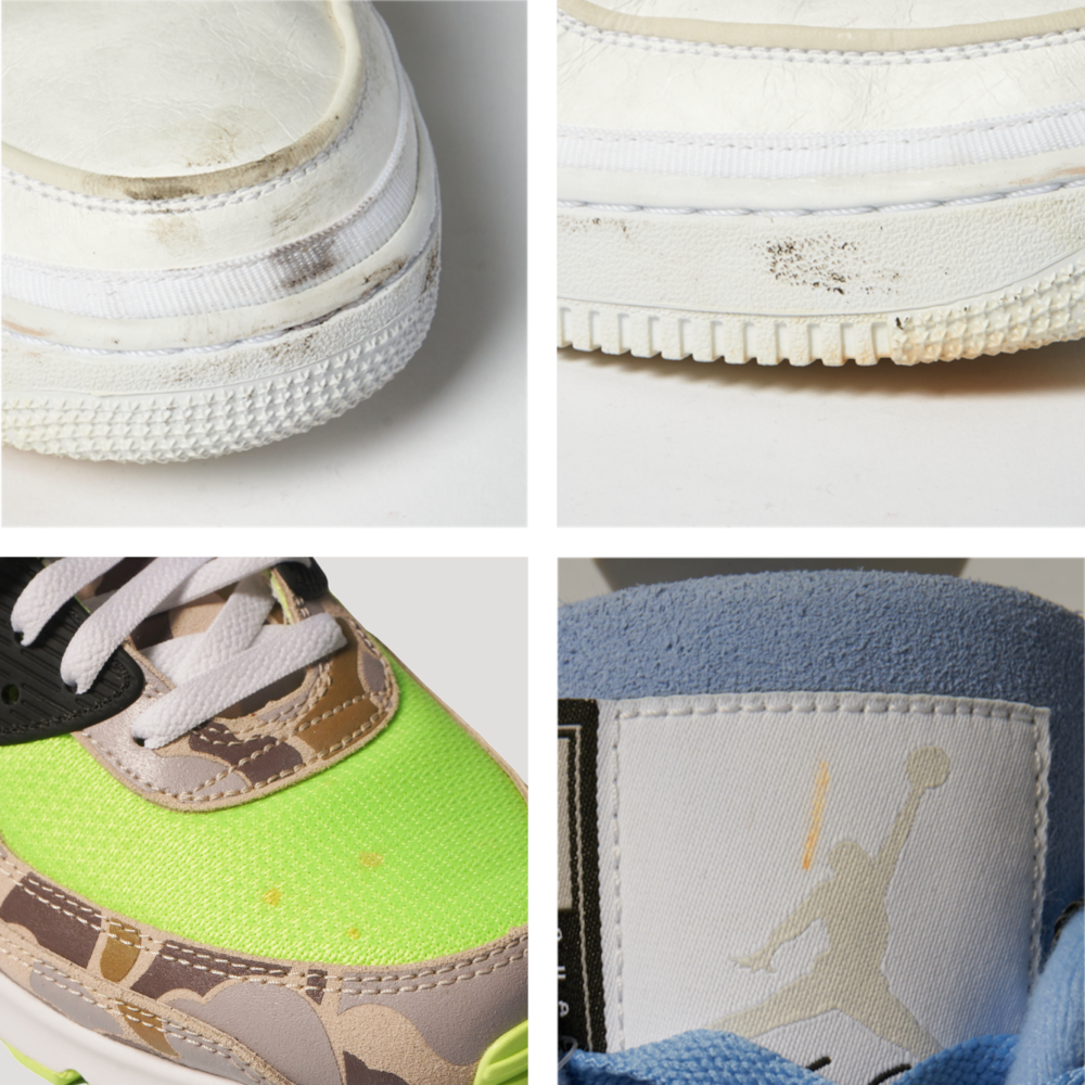 Dirt / stains outside-standard (NG) example