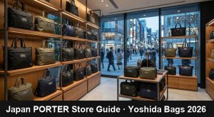 Read more about the article 【Porter Yoshida Bag Guide】Japan’s Must-Visit PORTER Stores for Fans Worldwide — Flagship, Signature Shops & How to Buy from Japan