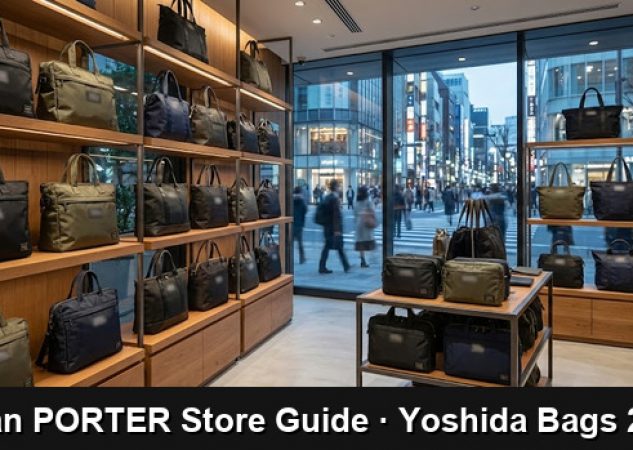 【Porter Yoshida Bag Guide】Japan’s Must-Visit PORTER Stores for Fans Worldwide — Flagship, Signature Shops & How to Buy from Japan