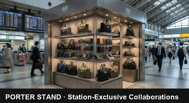 PORTER STAND inside Japanese train stations