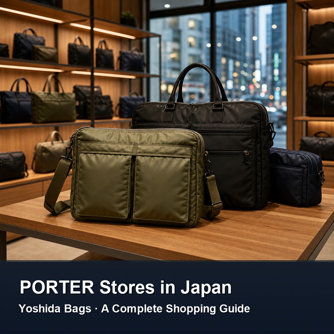 PORTER stores in Japan — a complete Yoshida bags shopping guide