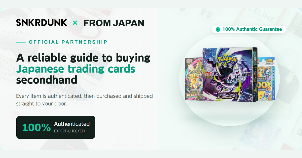 You are currently viewing [2026 Japan Trading Card Quality Guide]Pokémon TCG × SNKRDUNK Official Authentication: From Sealed Box to Single Cards