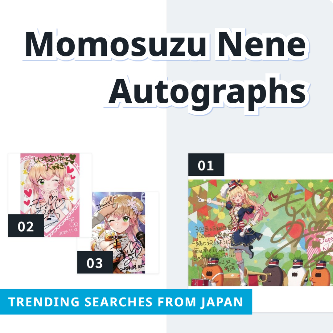 Momosuzu Nene Autographs: 3 Hand-Signed Picks