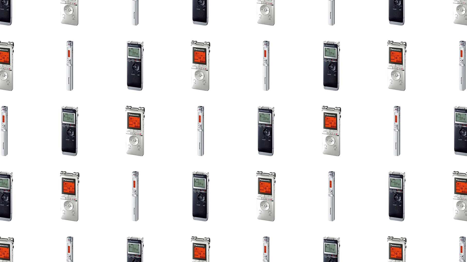 Panasonic IC recorders discontinued classics Japan proxy shopping