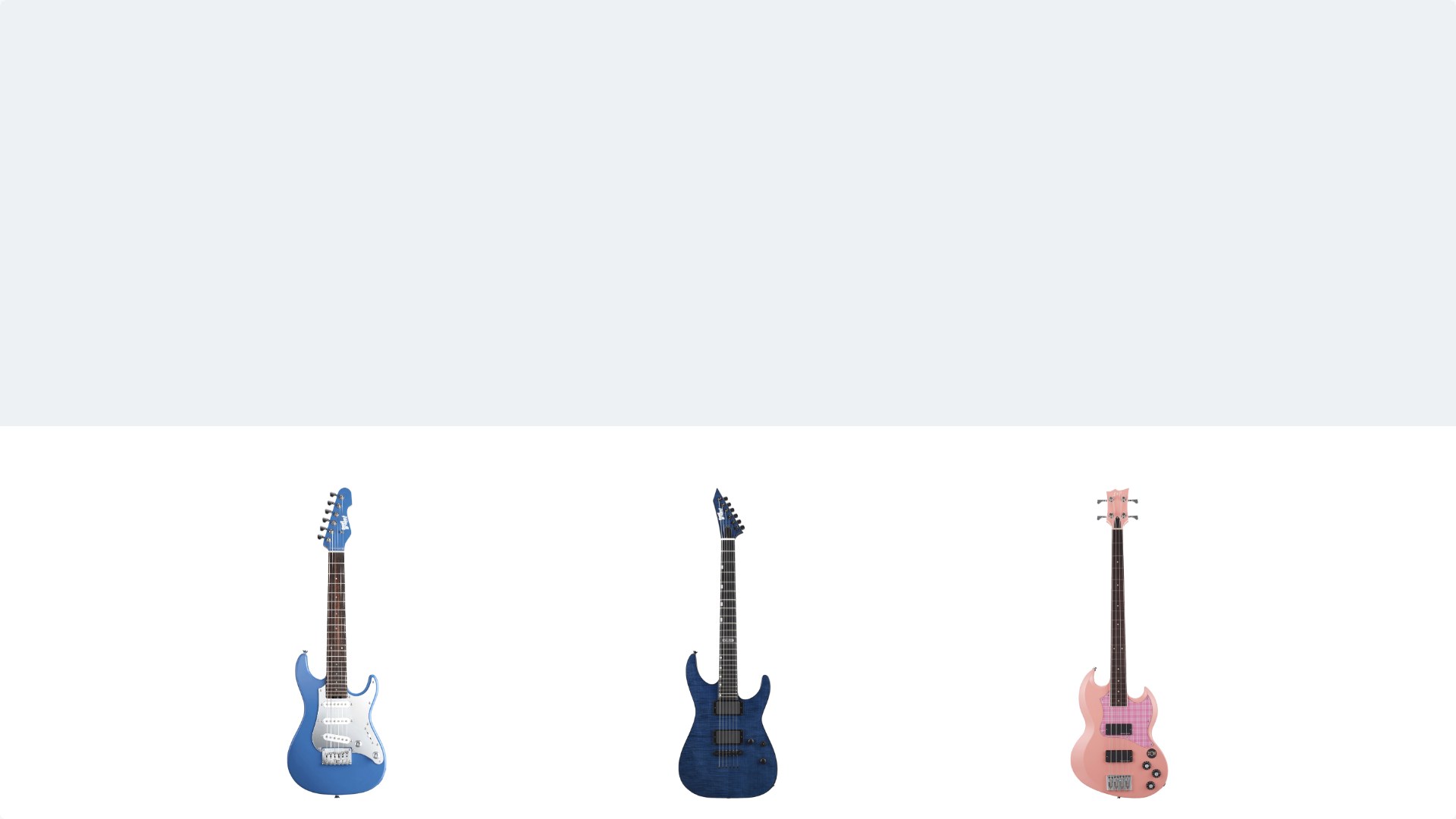 ESP x BanG Dream! electric guitar collab picks