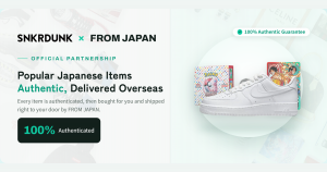 Read more about the article SNKRDUNK × FROM JAPAN: Buy Authentic Sneakers & Cards Overseas
