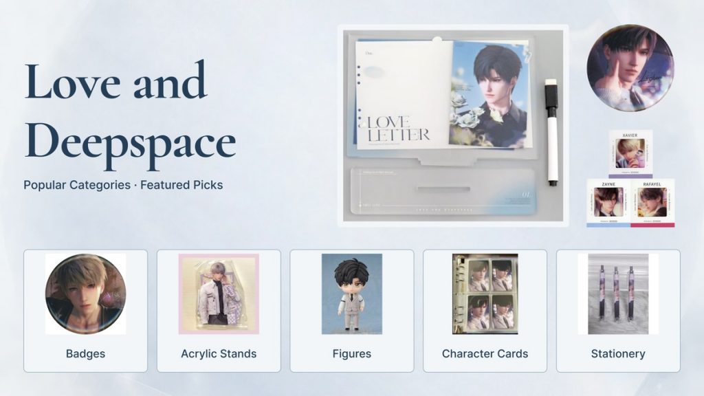 Read more about the article Love and Deepspace Zayne Merchandise Picks | FROM JAPAN