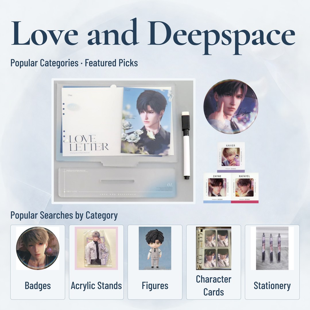 Love and Deepspace Zayne Merchandise Picks | FROM JAPAN