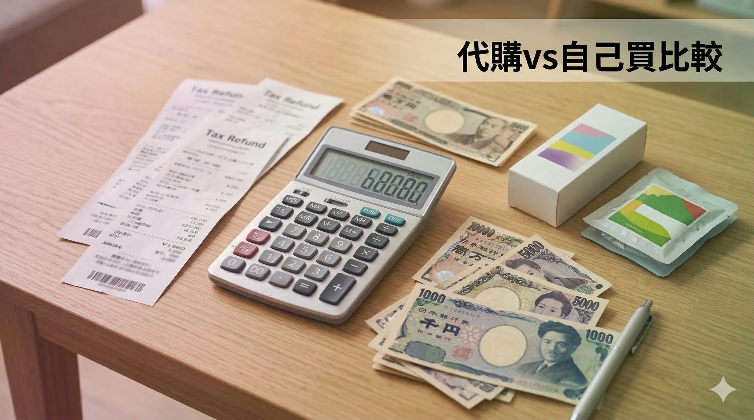 代購vs新制自己買費用比較