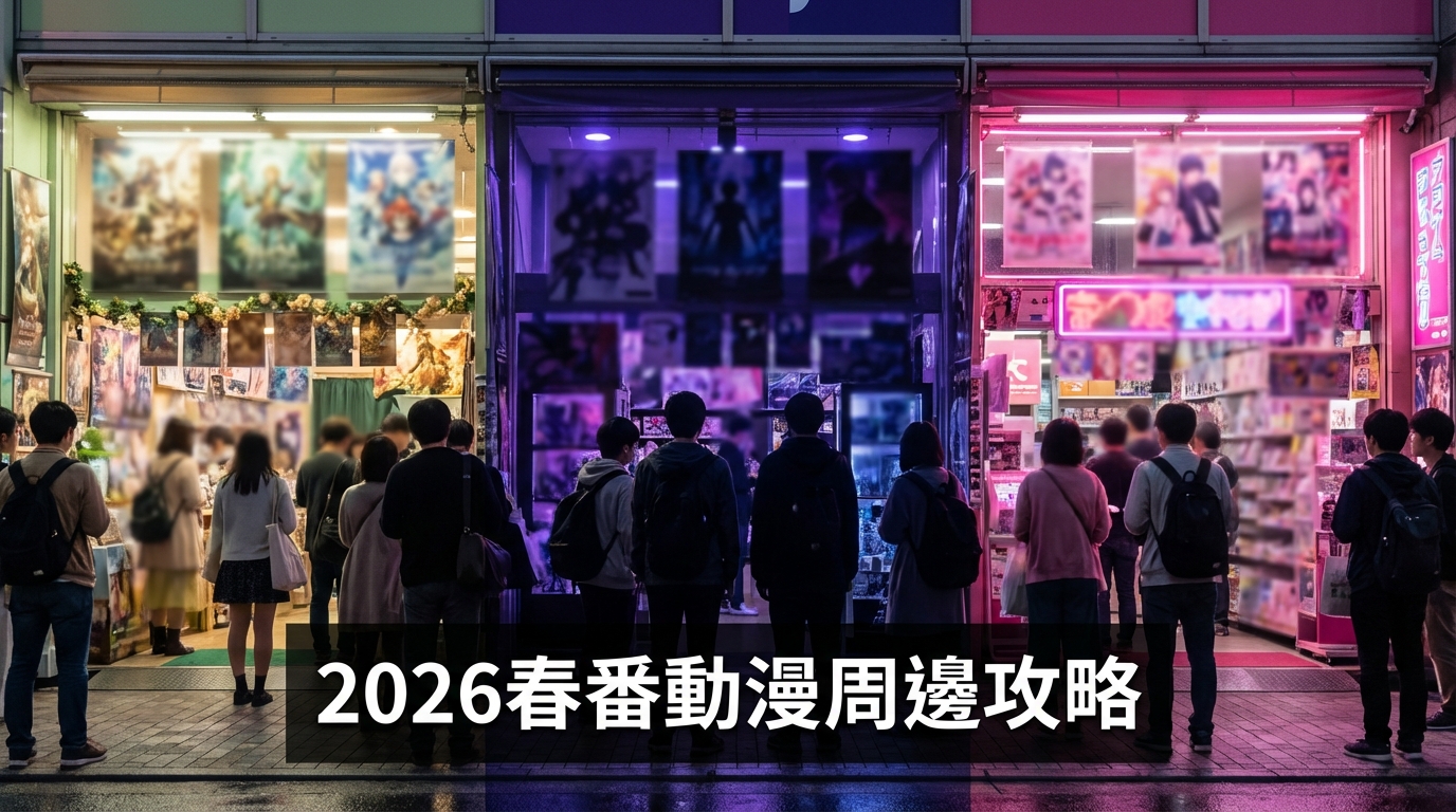 2026春番動漫日本限定周邊攻略