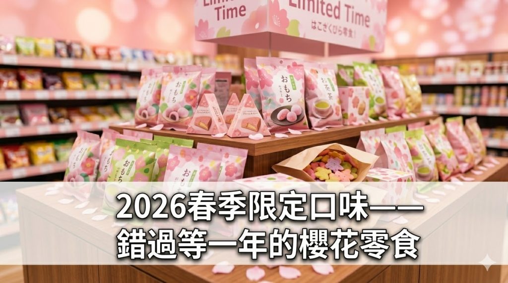 2026春季限定櫻花零食