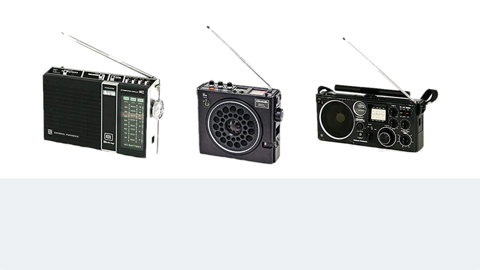 Panasonic BCL收音機經典機種選購指南 日本代購